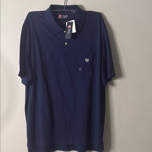 Chaps Blue Polo Shirt Classic Style - Picture 1 of 9